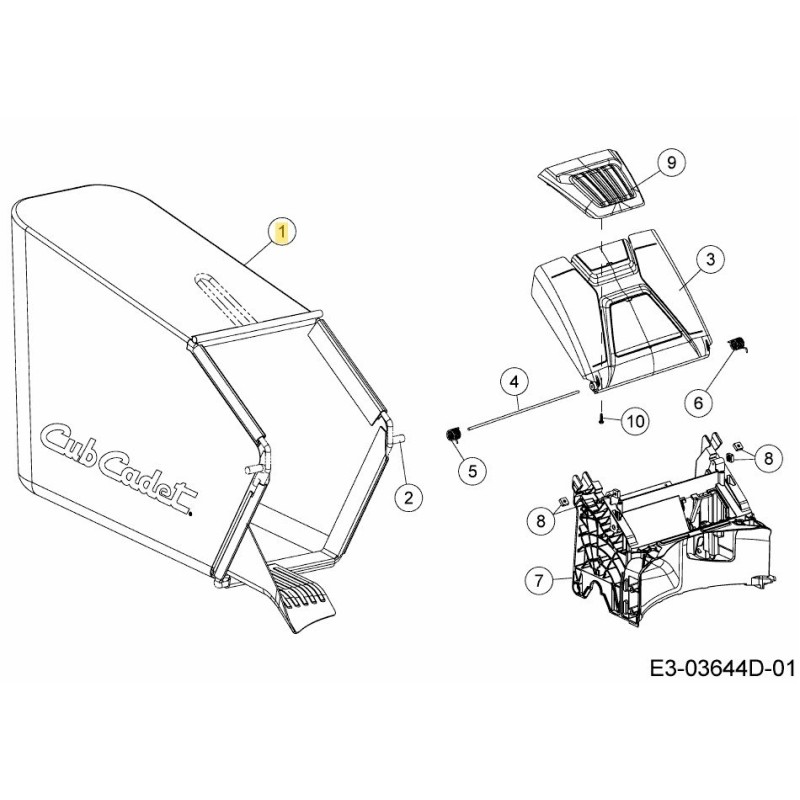 GRASSABG ASM 42/46CM CUB TNG 664-05368 ORIGINALE MTD