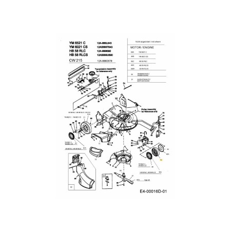 WHL COMPL 7X2 CSTR LINK BLK BB 734-1857 ORIGINALE MTD | Newgardenstore.eu
