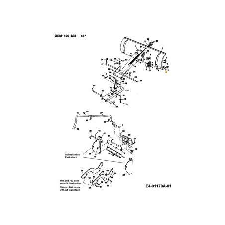 WEAR PLATE-46" AF-24524 ORIGINAL MTD | Newgardenstore.eu