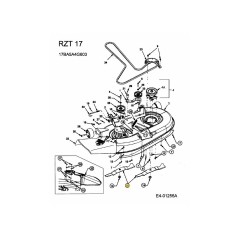 CUCHILLA 742-04087 ORIGINAL MTD