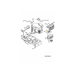 TUBO DE ESCAPE: SIMPLE B&amp-S OHV 751-0619B ORIGINAL MTD | Newgardenstore.eu