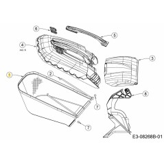 GRASS BAG 764-04154A ORIGINAL MTD