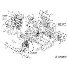 Bremsschlauch hinten 727-04228 Original MTD