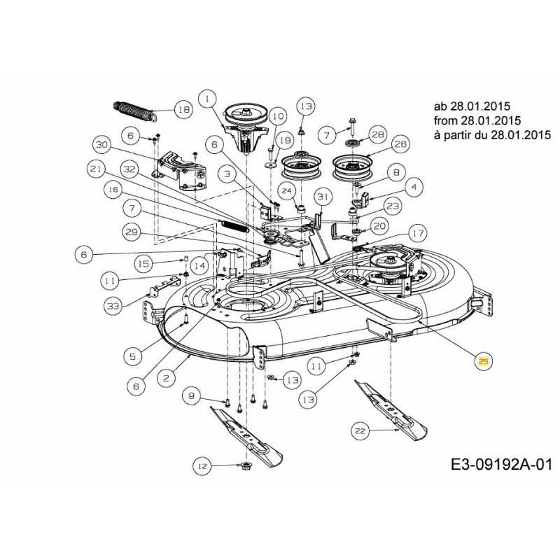 Riemen: V Typ: A Sek. x 99,75" 754-05021 Original montiert