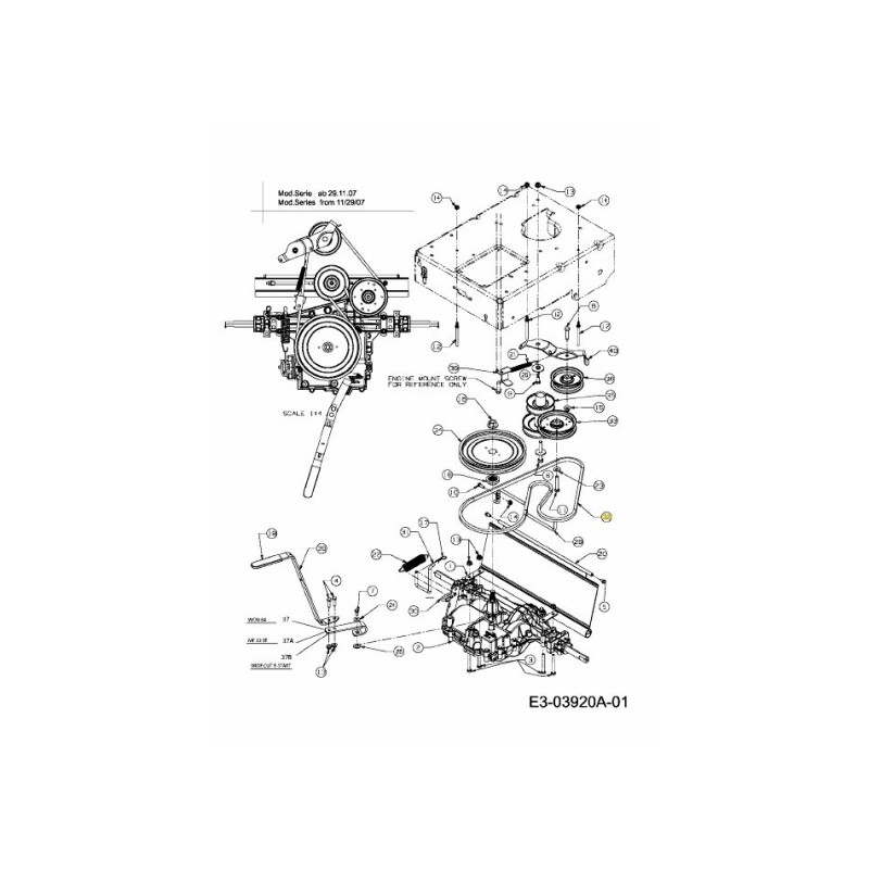 CORREA: TIPO V: 4L 64.2 ARAMIDA 754-04145A ORIGINAL MTD
