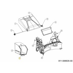 GRASSBG ASM 53cm CUB TNG 664-05369 ORIGINALE MTD | Newgardenstore.eu