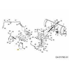 SOPORTE:MT:RH HOJA DE NIEVE 783-07366637 ORIGINAL MTD | Newgardenstore.eu