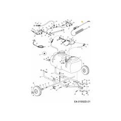 PISTOLET À PEINTURE ASSY AF-65310 ORIGINAL MTD