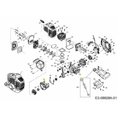 SET CRANKCASE RH/LH 092.63.551 ORIGINAL MTD | Newgardenstore.eu