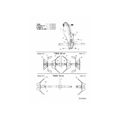 CONJUNTO DE PÚAS EXTERIOR DERECHA 642-0024 ORIGINAL MTD