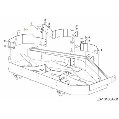 BAFFLE DROIT 703-09530A-S ORIGINAL MTD | Newgardenstore.eu