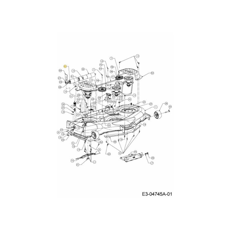 EJE .5X20.8 738-04235 ORIGINAL MTD