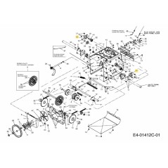 SOPORTE DE RETENCIÓN: COJINETE 784-0404 ORIGINAL MTD | Newgardenstore.eu