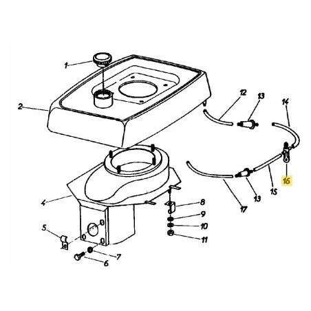 ROBINET À CARBURANT 000.38.058 ORIGINAL MTD | Newgardenstore.eu