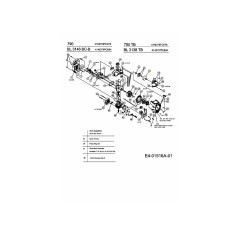 TAMBOUR D'EMBRAYAGE ENSEMBLE 791-153592 ORIGINAL MTD | Newgardenstore.eu