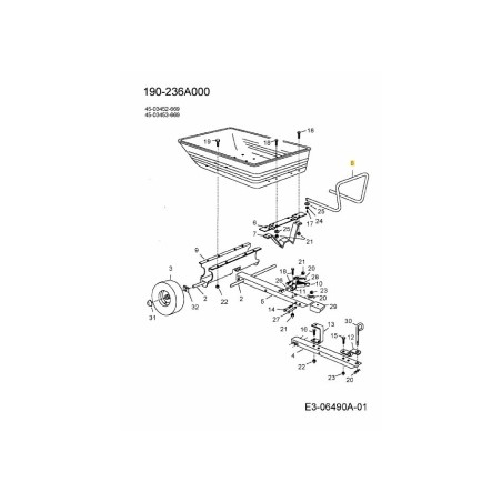 TUBO AF-48955 ORIGINAL MTD | Newgardenstore.eu