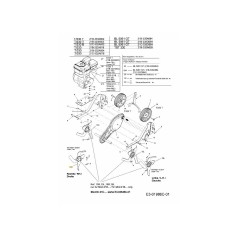 ZINKENBAUGRUPPE-AUSSEN-RH 642-0004 ORIGINAL MTD | Newgardenstore.eu