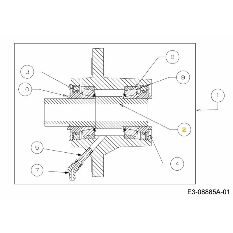 ADAPTATEUR DE LAME 711-05758 ORIGINAL MTD