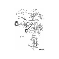 REGOLAZIONE DELL'ALTEZZA DELLA LEVA 6925020 ORIGINALE MTD | Newgardenstore.eu