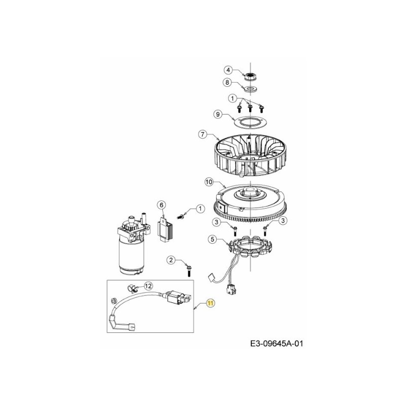 CONJUNTO DE ENCENDEDOR 794-00128 ORIGINAL MTD