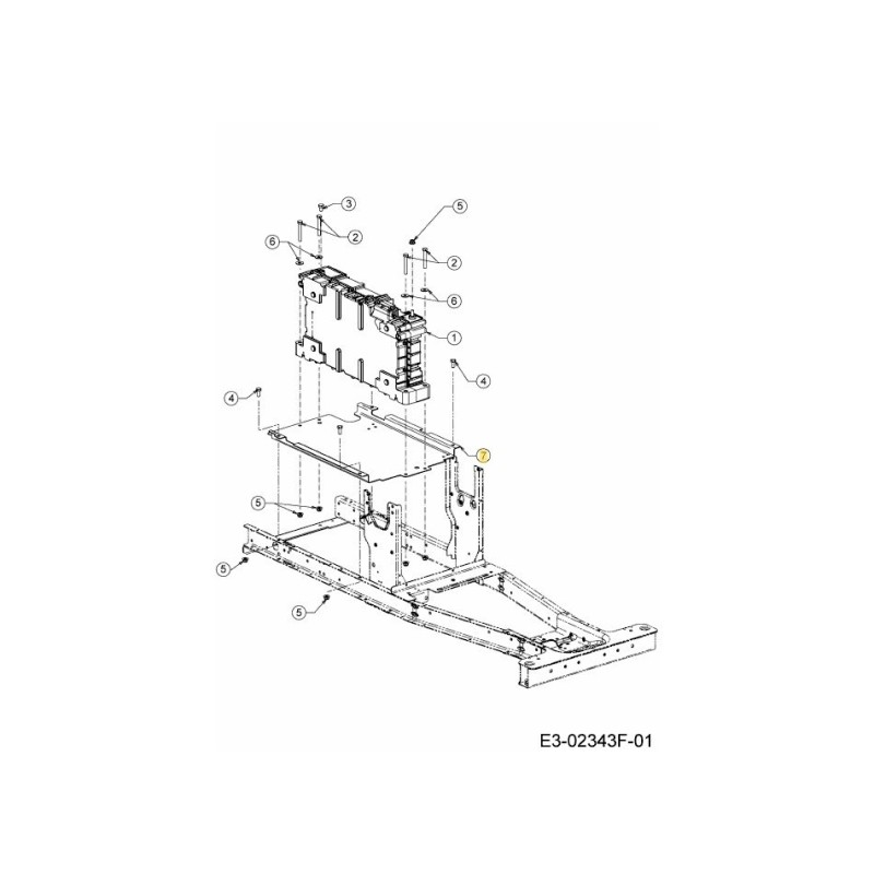 MOUNTING BRACKET BATTERY 783-10829637 ORIGINAL MTD