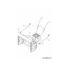 SOPORTE DE TUBO 749-04485637 ORIGINAL MTD | Newgardenstore.eu