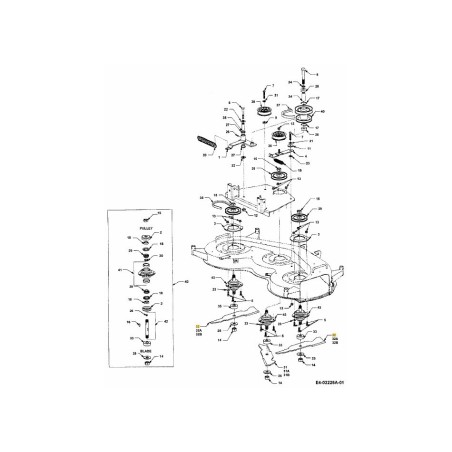 BLADE 16.28" LG 742-3016 ORIGINAL MTD | Newgardenstore.eu