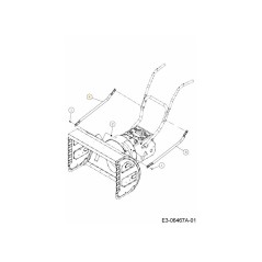 SUPPORT DE TUBE 749-04489637 ORIGINAL MTD