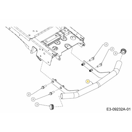 BMPR ASM : TUBE UNIQUE 683-05155637 MONTÉ D'ORIGINE | Newgardenstore.eu