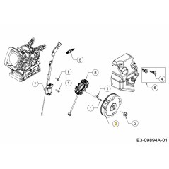 Schwungrad 751-15540 Original MTD