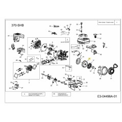 VOLANT MOTEUR 751-12051 ORIGINAL MTD | Newgardenstore.eu
