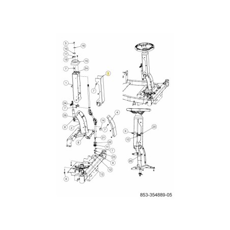 ABDECKUNG OBERSPALTE 703-28088637 ORIGINAL MTD | Newgardenstore.eu