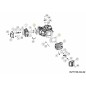 KIT, GUARNIZIONE TESTATA CILINDRO KH-004458 ORIGINALE MTD