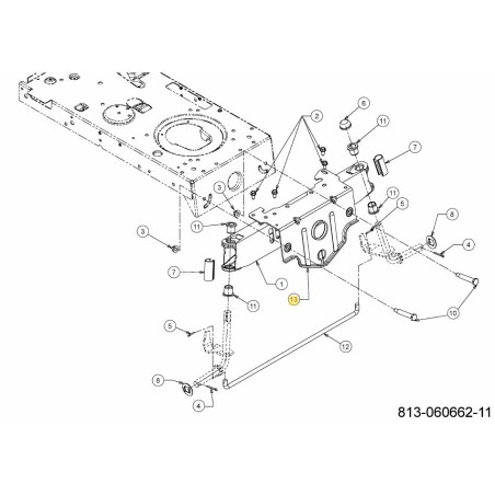 SOPORTE:PIVOTE:BAR LT-5 783-05326D-S ORIGINAL MTD | Newgardenstore.eu