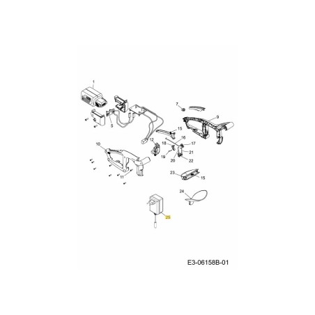 CARGADOR 7420076 ORIGINAL MTD | Newgardenstore.eu