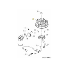 FLYWHEEL 751-15725 ORIGINAL MTD