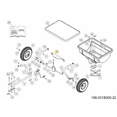 APPARECCHIO LINGUALE AF-28626BL3 ORIGINALE MTD