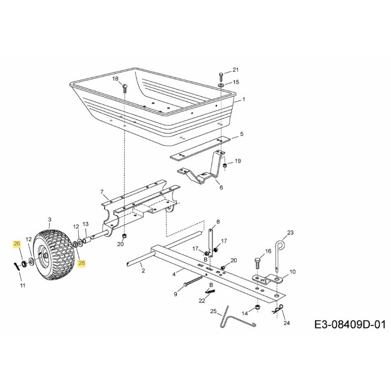 Radlagersatz AF-65408 Original MTD Radlagersatz AF-65408 Original MTD