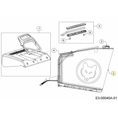 BOLSA DE CÉSPED ASM:RR DIS:65L:WOLF 664-05099 ORIGINAL MTD