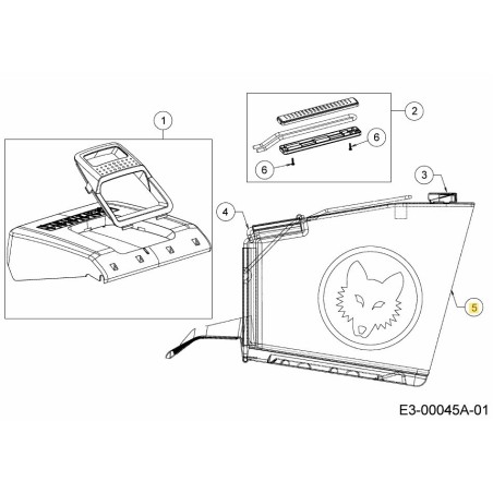 SACCO DI GRASSA ASM RR DIS 65L LUPO 664-05099 ORIGINALE MTD | Newgardenstore.eu