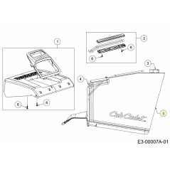 CONJUNTO DE BOLSA DE GRASA 65L CUB CADET 664-05133 ORIGINAL MTD | Newgardenstore.eu