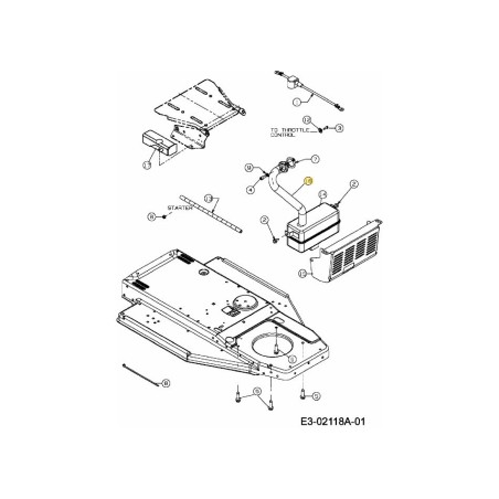 Auspuffrohr B&amp-S OHV 400 751-0817 Original MTD | Newgardenstore.eu