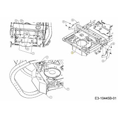 PIASTRA DI PROTEZIONE 703-20744637 ORIGINALE MTD