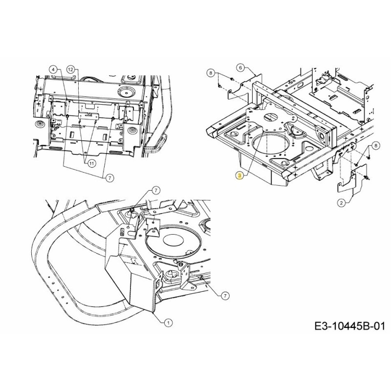 PROTECTION PLATE 703-20744637 ORIGINAL MTD