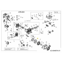 VOLANO 751-12090 ORIGINALE MTD | Newgardenstore.eu