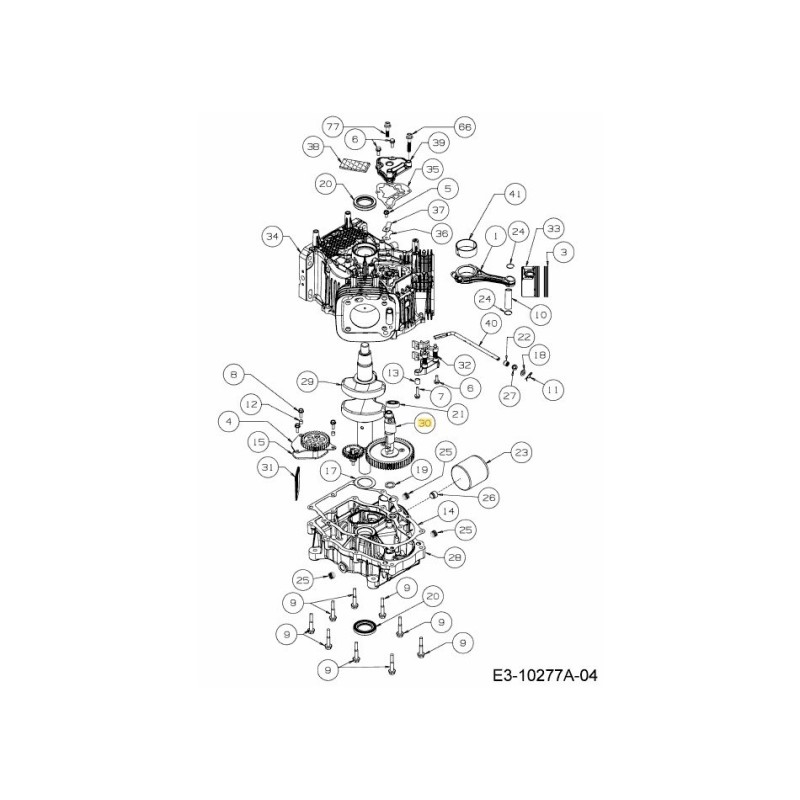 Nockenwelle 751-15375 ORIGINAL MTD