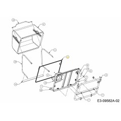 CONJUNTO DE TUBO GRASSCATCHER DELANTERO 649-05000637 ORIGINAL MTD