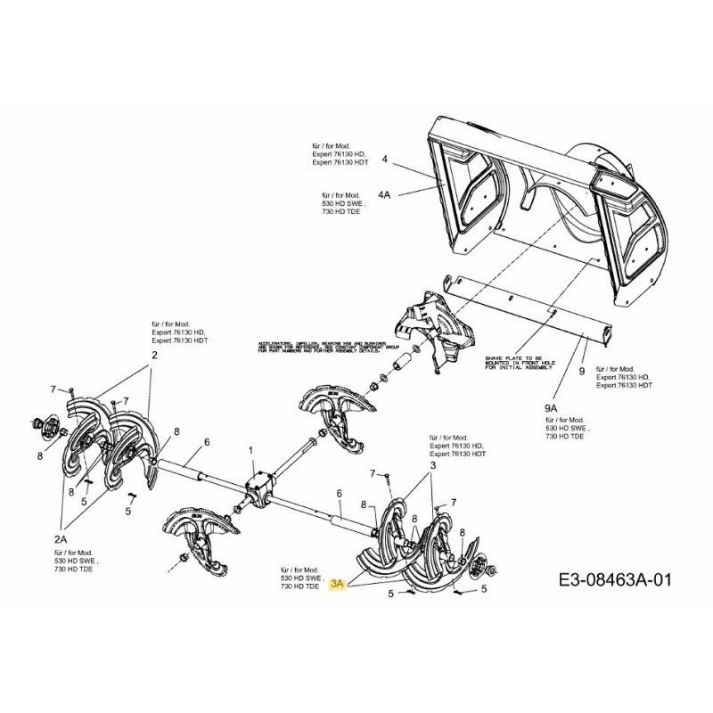 AUGER ASM LH 684-05021637 ORIGINAL MTD