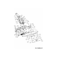 AMMORTIZZATORE DEL CILINDRO 727-05163 ORIGINALE MTD | Newgardenstore.eu