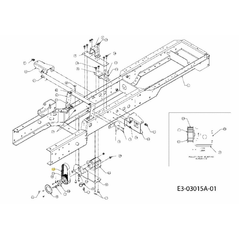 BELT-AUX PMP DRIVE 754-04086 ORIGINAL MTD